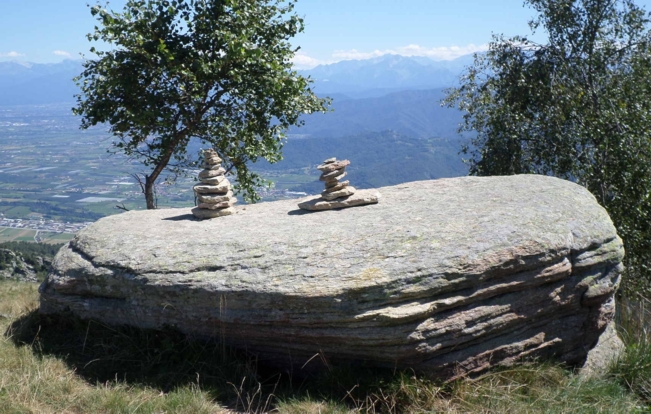 La particolarit strateiforme delle rocce.