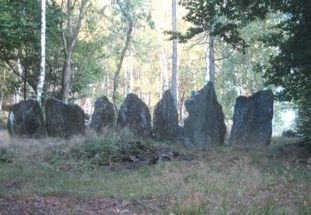 Menhir del Colle Braida a Monte Ciabergia TO. Menhir of Colle Braida in Monte Ciabergia TO.